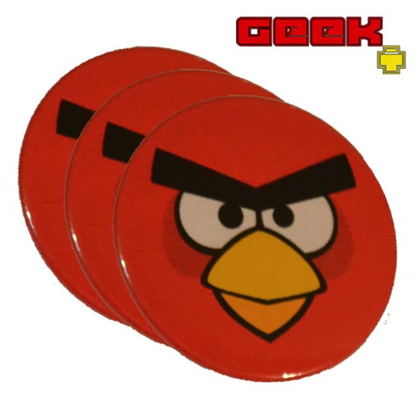 Botton Angry Bird Red