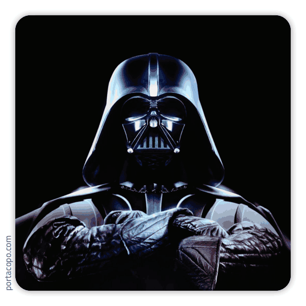Porta-copos Darth Vader